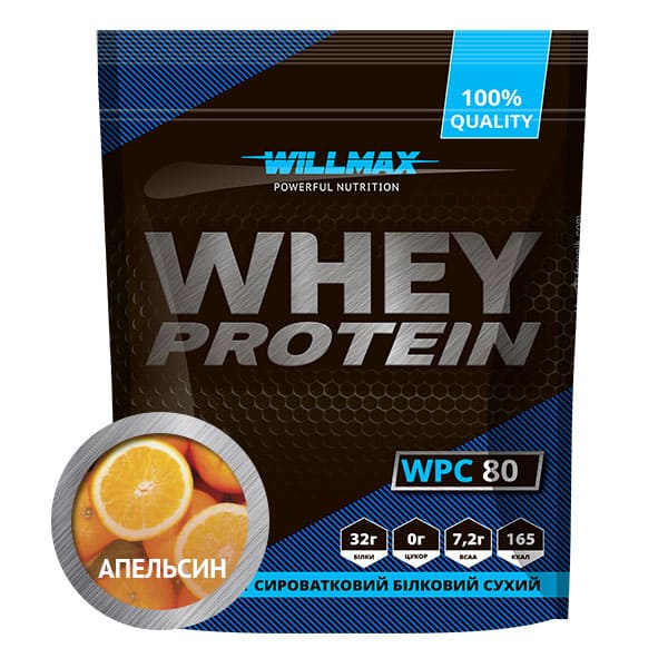Протеин Willmax 80% Апельсин 920г